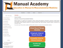 Tablet Screenshot of manualacademy.com